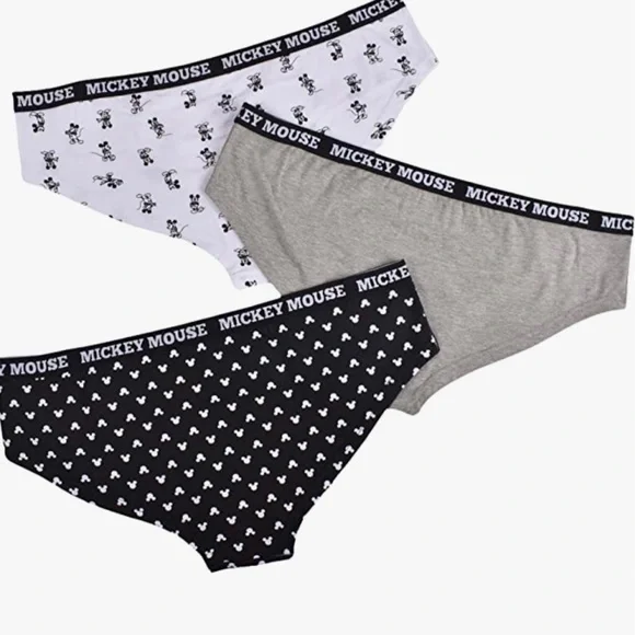 Sold! 3-Pack Disney Womens Mickey Mouse Hipster Panty Choose Size - Picture 3 of 7